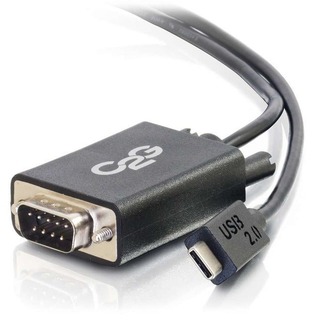 C2G USB 2.0 USB-C to DB9 Serial RS232 Adapter Cable (TAA Compliant)