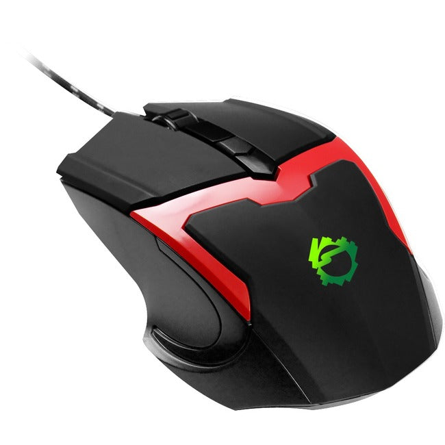 SIIG USB Optical Mouse with LED Backlit - Red