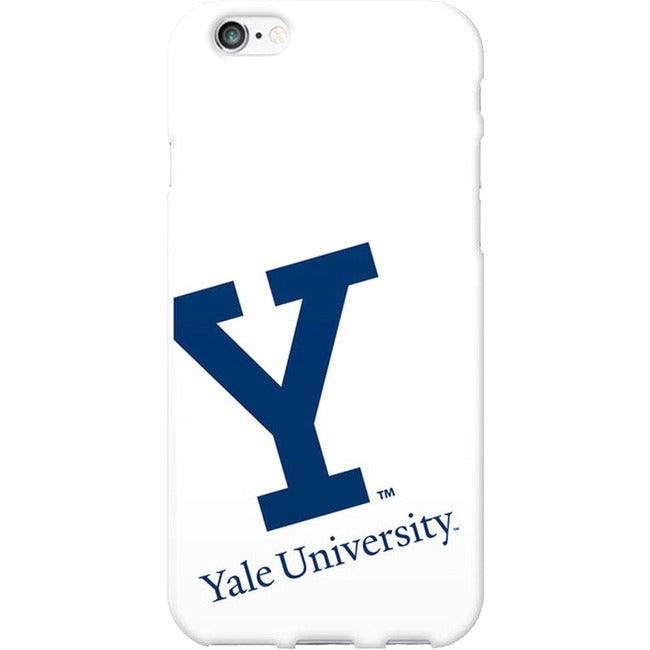 OTM Yale University White Phone Case, Cropped V1