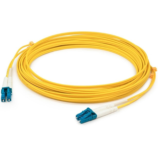 AddOn 0.5m LC (Male) to LC (Male) Yellow OS1 Duplex Fiber OFNR (Riser-Rated) Patch Cable