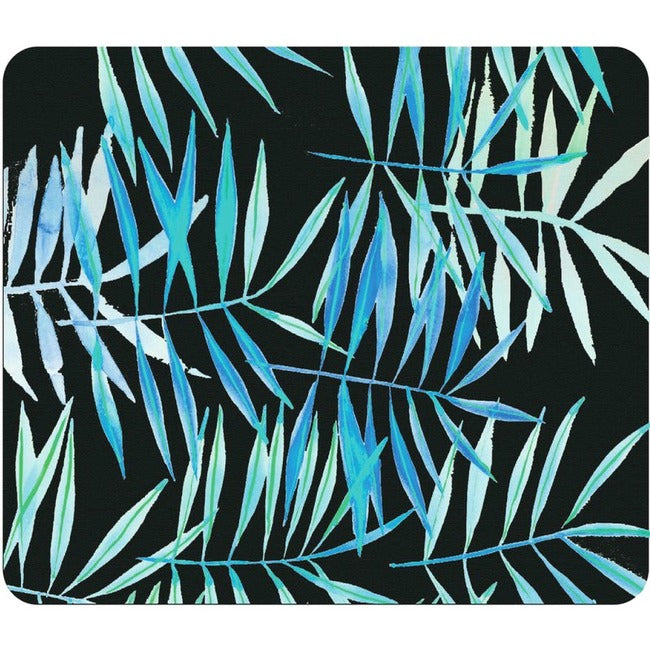 OTM Prints Black Mouse Pad, Bamboo Leaves Cool