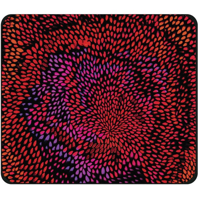 OTM Prints Black Mouse Pad, Petals Warm