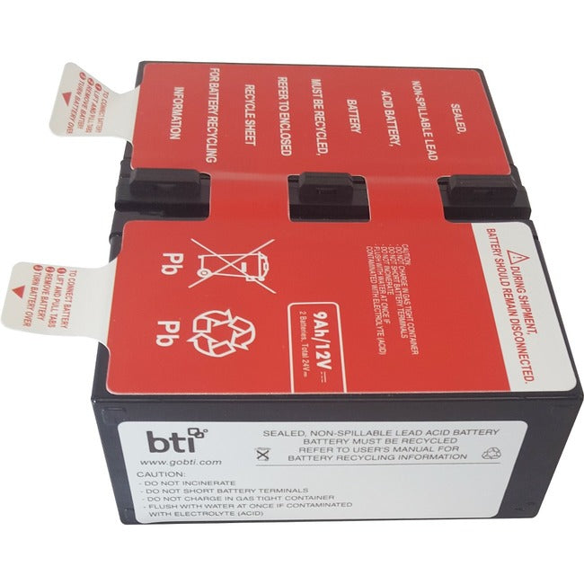 BTI Replacement Battery RBC124 for APC - UPS Battery - Lead Acid