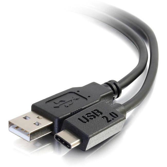 C2G 3ft USB 2.0 USB Type C to USB A Cable M/M - USB C Cable Black