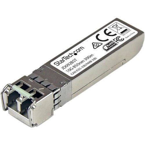 StarTech.com HP JD092B Compatible SFP+ Module - 10GBASE-SR Fiber Optical SFP Transceiver - Lifetime Warranty - 10 Gbps - Maximum Transfer Distance: 300 m (984 ft.)