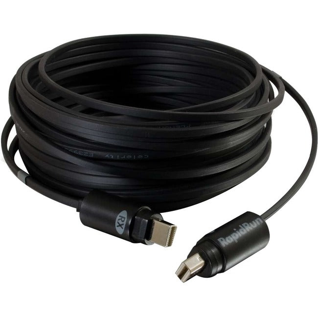 C2G 25ft RapidRun Optical Runner Cable - Plenum, OFNP-Rated