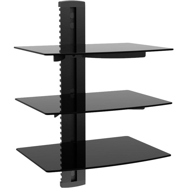 Monoprice, Inc. Three Tier Glass Shelf Wallmount Bracket