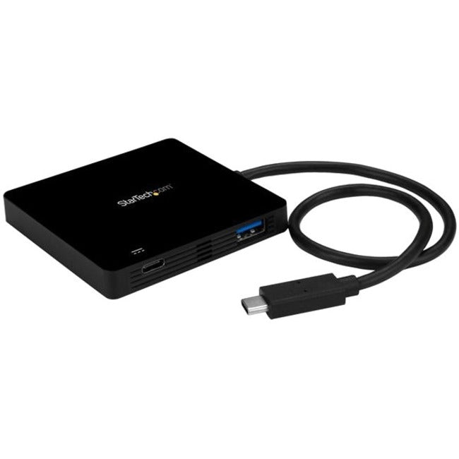 StarTech.com USB C Hub - 3 Port USB C to USB-A (3x) - with Power Delivery (USB PD) - USB-C Hub - Powered USB Hub