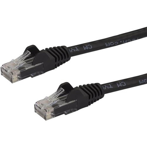 StarTech.com 6 ft Black Cat6 Cable with Snagless RJ45 Connectors - Cat6 Ethernet Cable - 6ft UTP Cat 6 Patch Cable