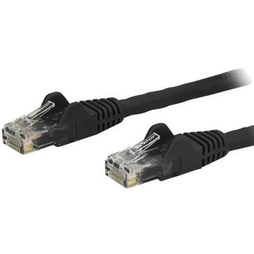 StarTech.com 14ft Black Cat6 Patch Cable with Snagless RJ45 Connectors - Cat6 Ethernet Cable - 14 ft Cat6 UTP Cable