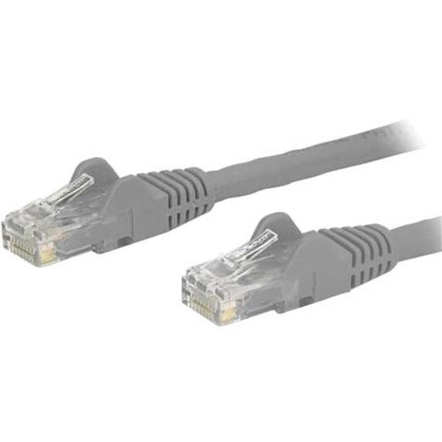 StarTech.com 30ft Gray Cat6 Patch Cable with Snagless RJ45 Connectors - Long Ethernet Cable - 30 ft Cat 6 UTP Cable