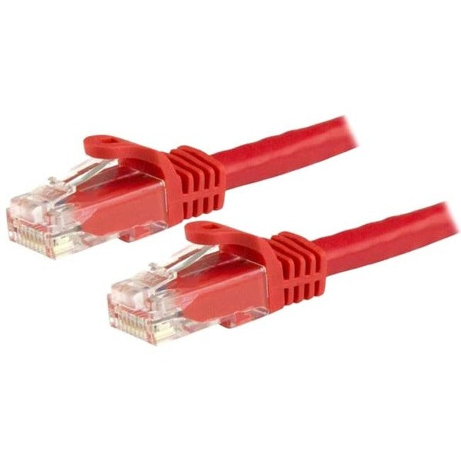 StarTech.com 5ft Red Cat6 Patch Cable with Snagless RJ45 Connectors - Cat6 Ethernet Cable - 5 ft Cat6 UTP Cable