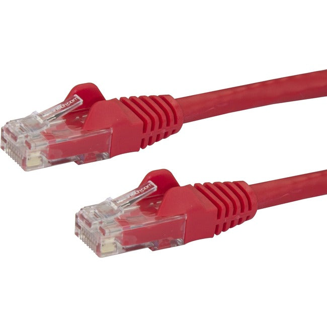 StarTech.com 6 ft Red Cat6 Cable with Snagless RJ45 Connectors - Cat6 Ethernet Cable - 6ft UTP Cat 6 Patch Cable