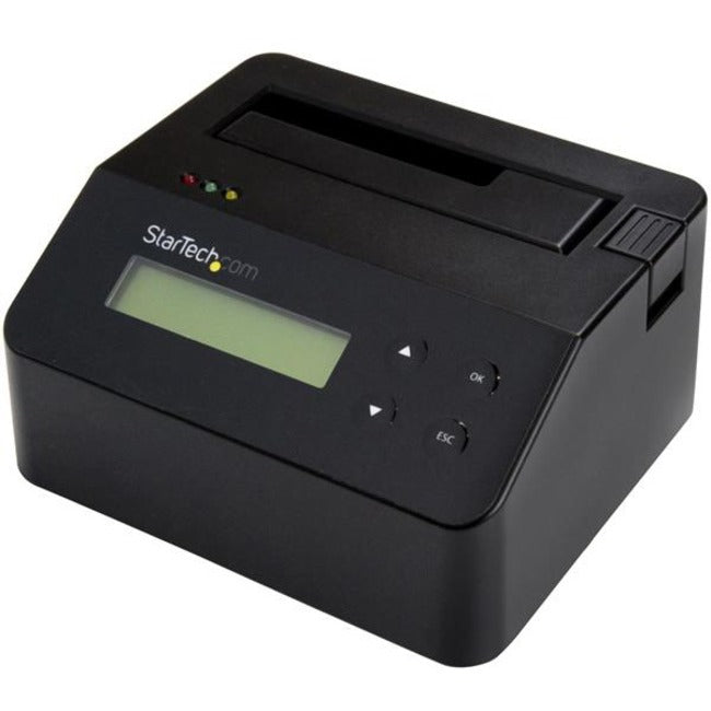 StarTech.com Hard Drive Eraser and Docking Station Standalone - 4Kn Support - TAA - 2.5 / 3.5 SATA SSD/HDD Dock & Wiper