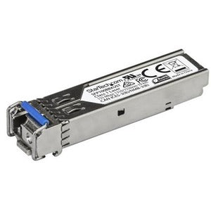 StarTech.com 100BASE-BX MSA Compliant Upstream SFP Module - LC Connector - Fiber SFP Transceiver - Lifetime Warranty - 100 Mbps - Max. Transfer Distance 10 km (6.2 mi)