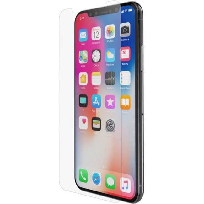 Belkin ScreenForce Tempered Glass Screen Protector For iPhone X Crystal Clear