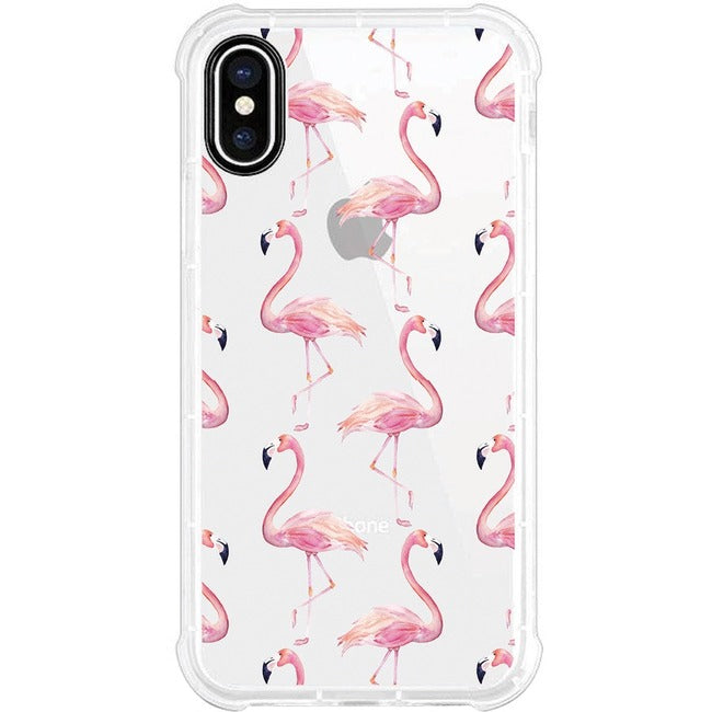 OTM Phone Case, Tough Edge, Flamingo Allover