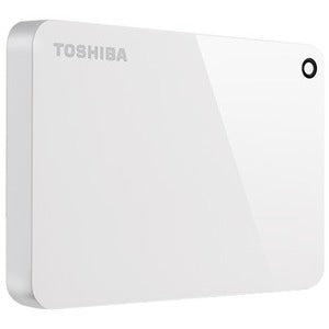 Toshiba Canvio Advance HDTC910XW3AA 1 TB Portable Hard Drive - External - White