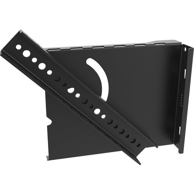 On-Q/Legrand VWM-PIV-2RU Mounting Rail Kit for Patch Panel - Black - TAA Compliant