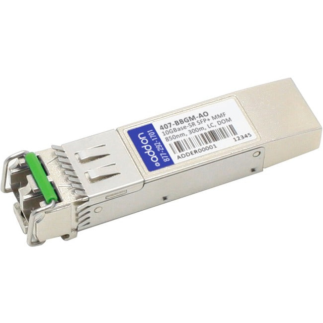 AddOn Dell 407-BBGM Compatible TAA compliant 10GBase-SR SFP+ Transceiver (MMF, 850nm, 300m, LC, DOM)