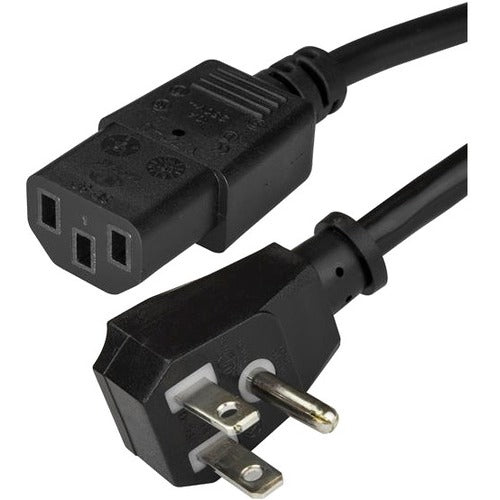 StarTech.com 15 ft Power Cord - Flat NEMA 5-15P to C13 - Computer Power Cord - C13 Power Cord - Power Supply Cord - AC Power Cord