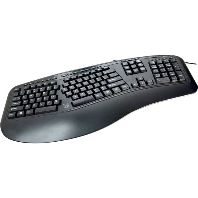 Adesso The Taa-compliant Ergonomic Usb Keyboard Provides 105 Tactile-response Keys, Wit