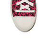 'Sunset' Pink/White Leopard Print Sneakers