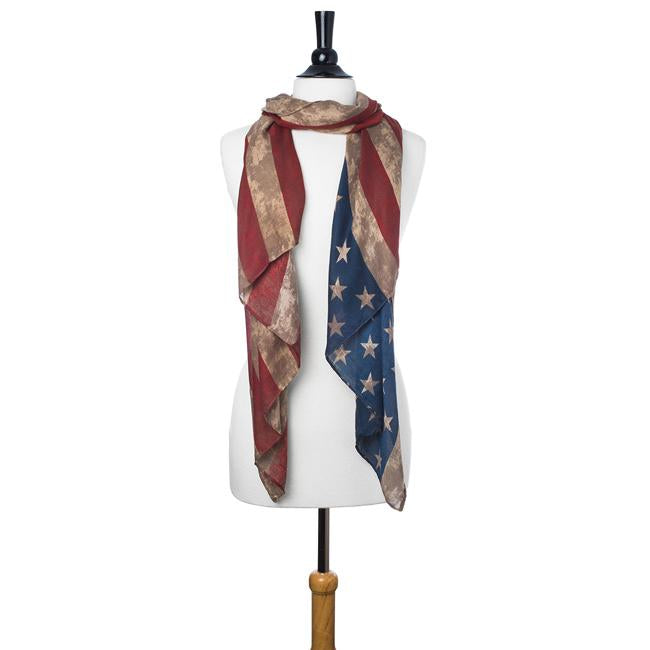 American Flag Inspired Scarf