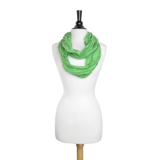 Light Green Genevieve Infinity Scarf