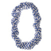 Zig Zag Blue Infinity Scarf