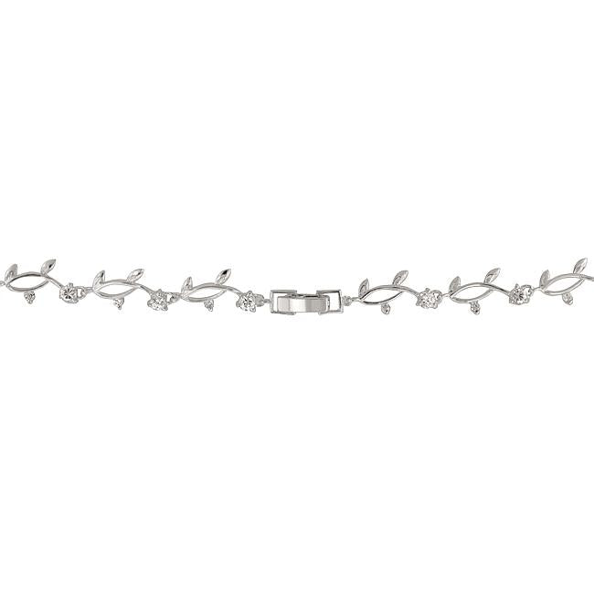 Rhodium Plated Vineyard Necklace