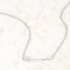 Arianna Rhodium Stainless Steel Arrow Necklace