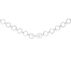 1.32 Ct Stunning Rhodium Necklace with CZ Charms