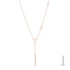 Stainless Steel Rose Goldtone LOVE Necklace