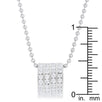 Dreya 1.1ct CZ Rhodium Stainless Steel Necklace