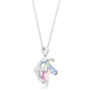 Myra Necklace 10ct Multicolor Rhodium Necklace