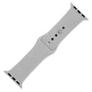 Light Grey Silicone Sports Watch Band 38mm