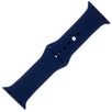 Navy Blue Silicone Sports Watch Band 38mm