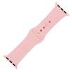 Pale Pink Silicone Sports Watch Band 38mm