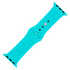 Totally Turquoise Silicone Sports  Watch Band 38mm