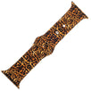 Leopard Print Silicone Sports Watch Band 38mm