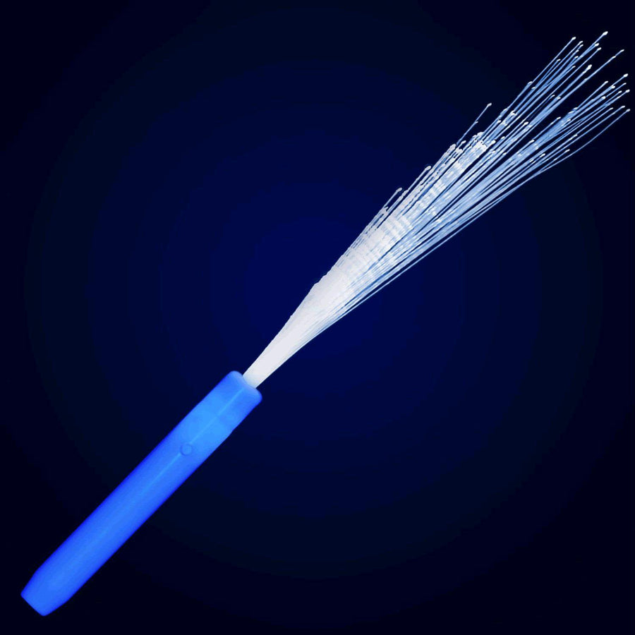 Blue Fiber Optic Wands with Blue LEDs