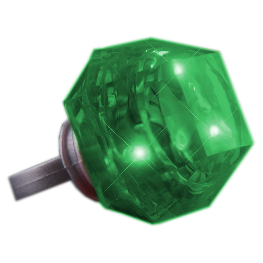 Huge Gem Ring Green Diamond