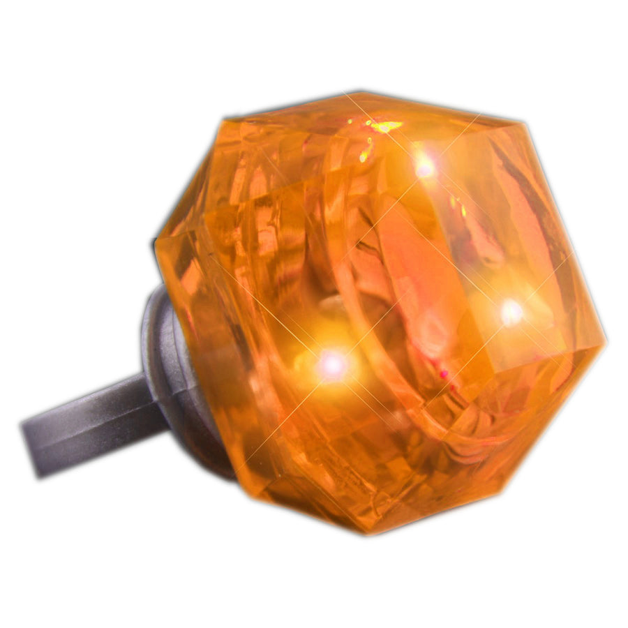 Huge Gem Ring Orange Diamond