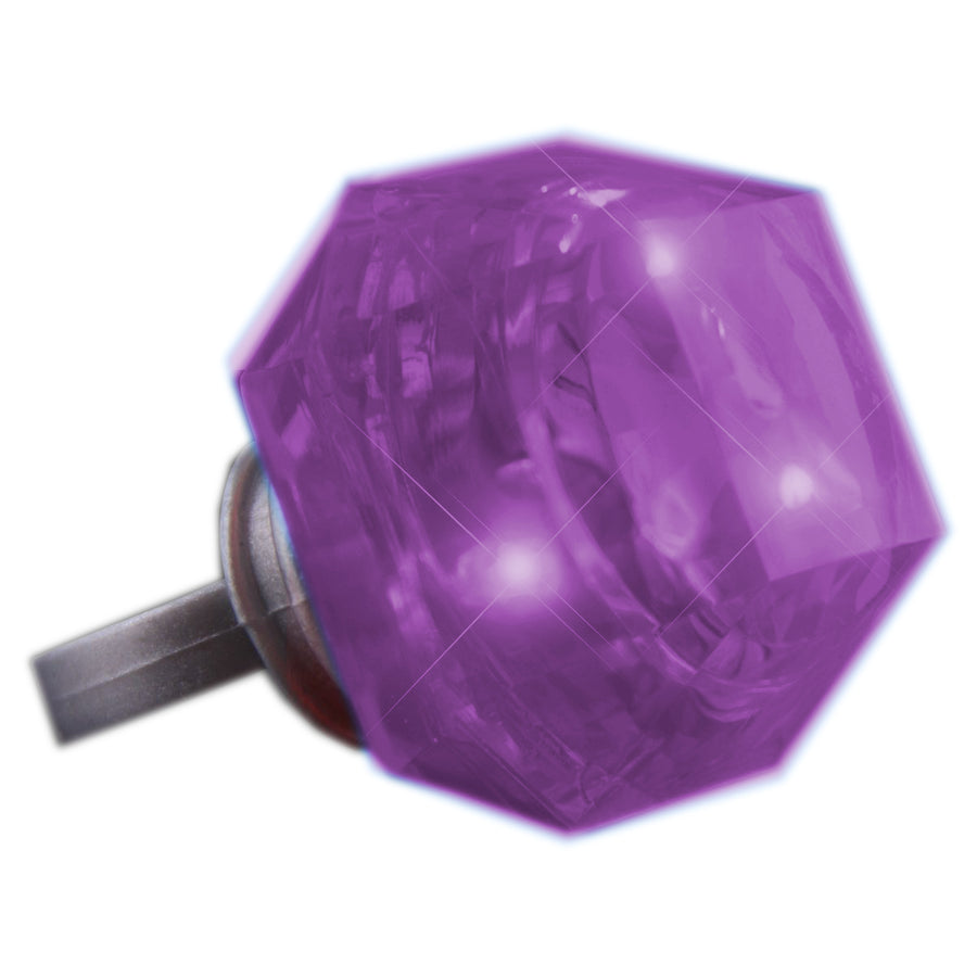 Huge Gem Ring Purple Diamond