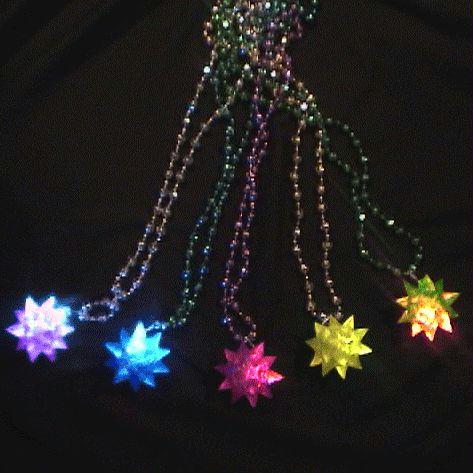 Beaded Crystal Star Necklace