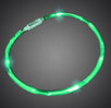 Green Fiber Optic Tube Necklace