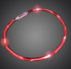 Red Fiber Optic Tube Necklace