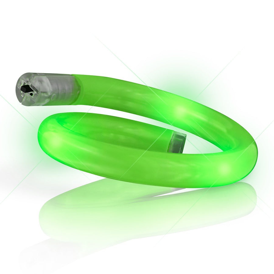 Light Up Tube Bracelet Green