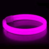 Wide Glow Stick 8 Inch Bracelet Pink Pack of 30